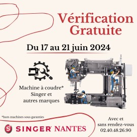 VERIFICATIONS GRATUITES SINGER NANTES